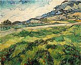 Vincent van Gogh Green Wheat Field painting